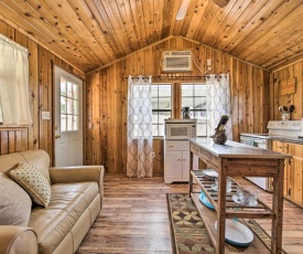 Couples Cabin with Luxury Deck, 1 Mi to Canyon Lake!