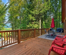 Hilltop Andrews Log Cabin with Game Room and Views