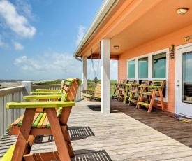 Beachfront Crystal Beach Home with Deck and Patio