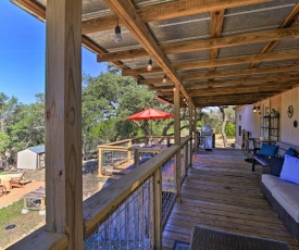 Private Hill Country House with Deck on 7 Acres!