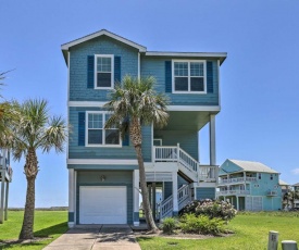 Breezy Galveston House with 2 Decks and Ocean Views!
