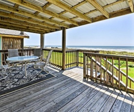 Galveston Beach House with Private Deck and Gulf Views