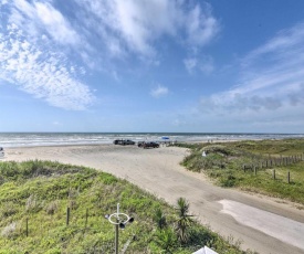 Galveston Beachfront House with Deck and Ocean Views!