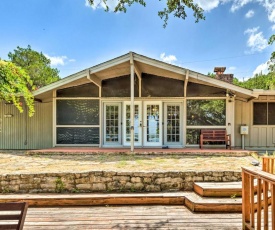 Lago Vista Home with Deck, Fire Pit and Lake Views