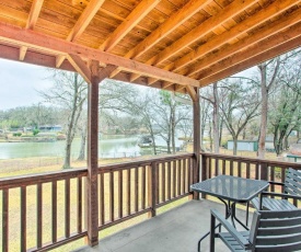 Spacious Lakefront Home with Deck and Fire Pit!
