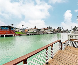 New Listing! Waterfront Home On Channel With 2 Pools Cottage