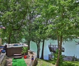 Patriotic Lakefront Seguin Home with Dock and Deck