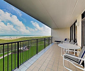 New Listing! Beachfront Sanctuary with Large Balcony condo