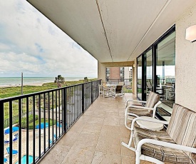 New Listing! Gulf-Front Corner Unit with Pools condo