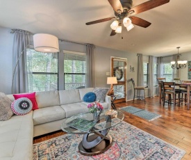Cozy Woodlands Townhome with Deck Near Market Street